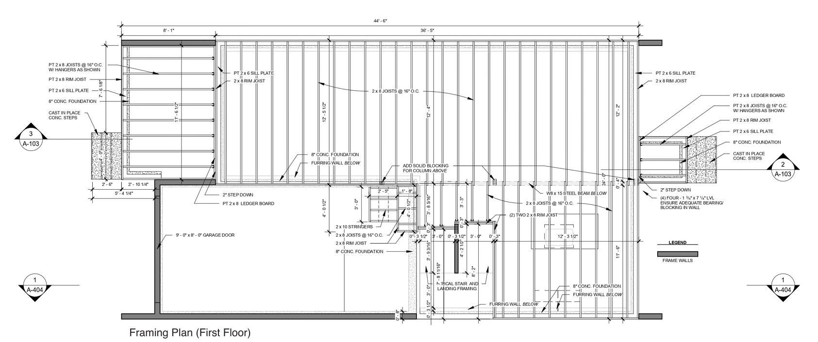 Framing Plan